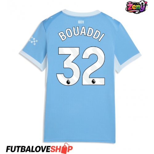 Dres Manchester City Ayyoub Bouaddi #32 Domáci pre Ženy 2026-27 Krátky Rukáv